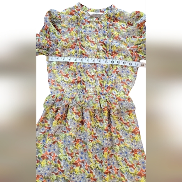 & Other Stories Floral Ruffled Minidress, Cottagecore, Boho, Romantic, Women's 0 - Picture 9 of 12